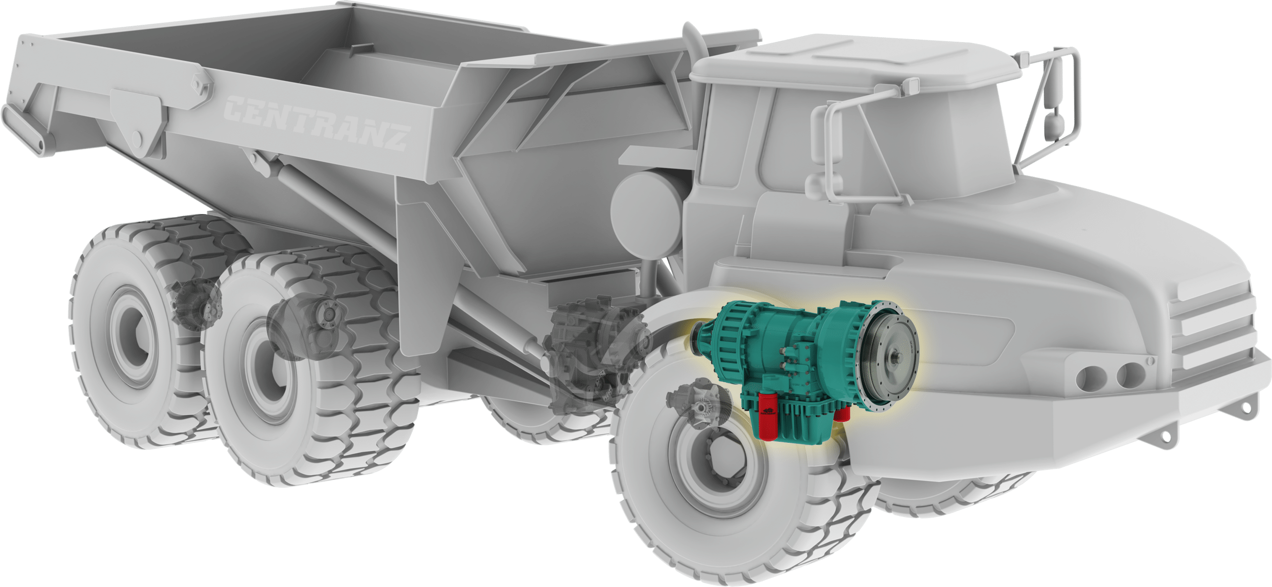 22401 PT2509 Transmission for Volvo A35E & A40E